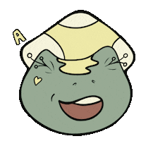 0ritia animated frog poppythefrog oritia Sticker