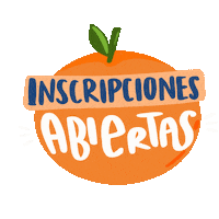 English Orange Sticker