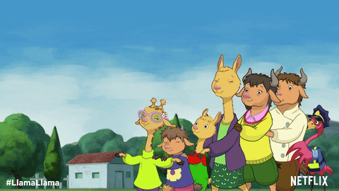 happy llama llama GIF by NETFLIX
