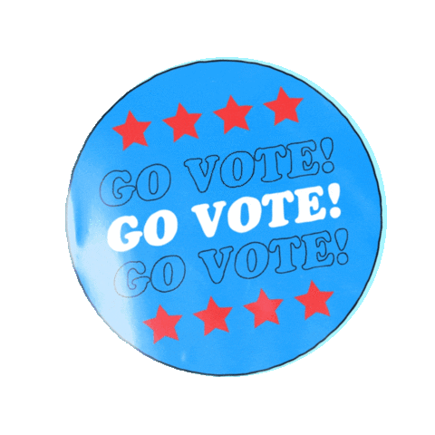 Voting Elections 2020 Sticker by #GoVote
