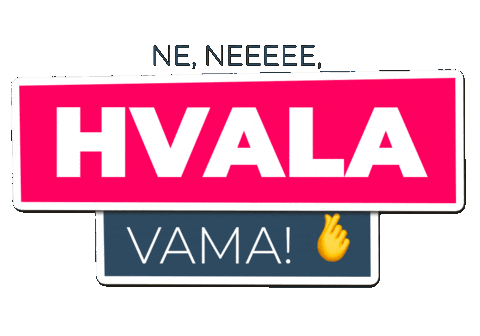 Hvala Sticker by Homepage.rs