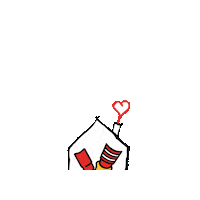 RMHCA rmhc rmhc alberta ronald mcdonald house charities alberta hustle for the house Sticker