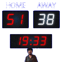 38 Away Sticker