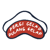 nadialupita home sleep go indonesia Sticker