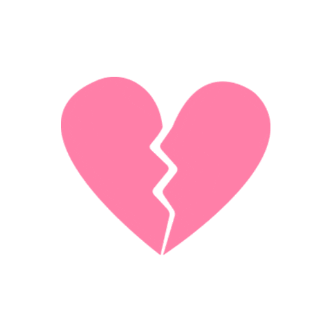 Heart Heartbreak Sticker by Fabi Santina