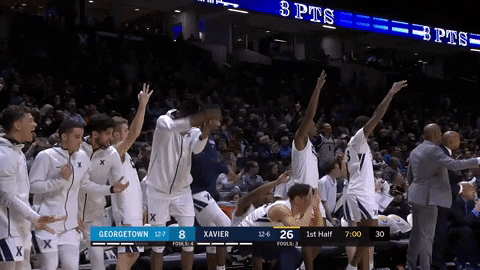 Dance Celebrate GIF by Xavier Men's Basketball