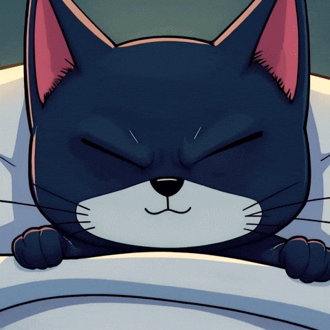 Sleepy Cat GIF by CATBAT