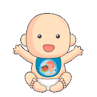 Happy Baby Sticker by Rádio Miúdos