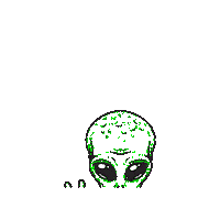 akshkalastudios illustration pop alien baddie Sticker