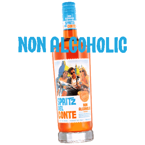 Cheers Bottle Sticker by Spritz Del Conte