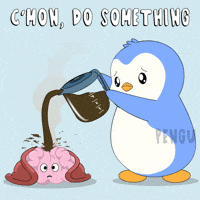 Good Morning Coffee GIF by Pudgy Penguins