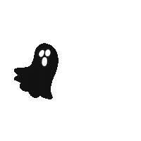 Scared Halloween Sticker