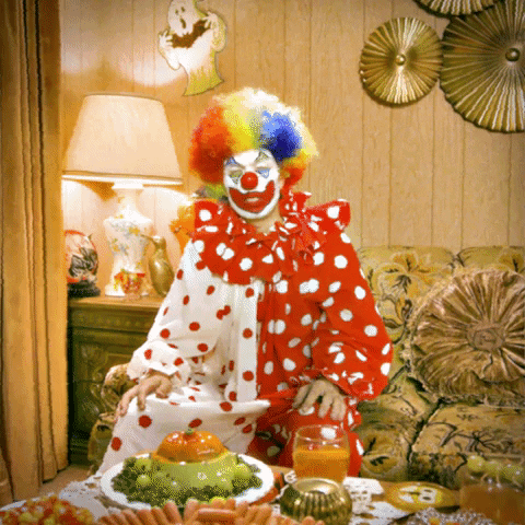 Costume Party Clown GIF by Halloween Party