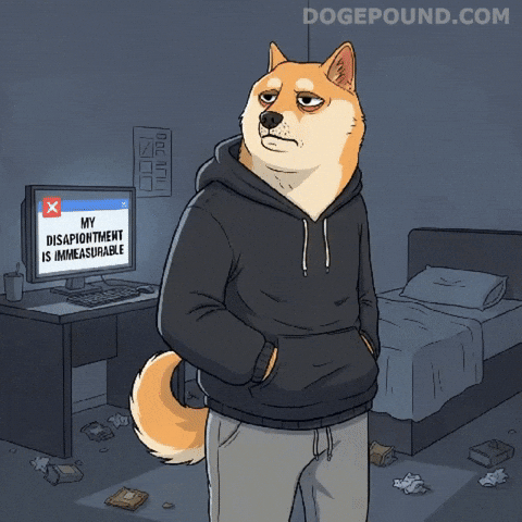 Sad Over It GIF by Doge Pound