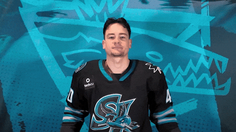 Get Loud Hockey GIF by San Jose Barracuda