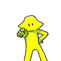 Warning Hey You Sticker