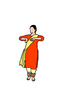 Dancing Girl Art Sticker