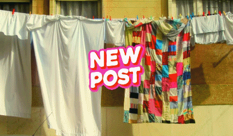 quilt clothes hanging GIF