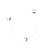 o_and_no smile sad loop worm Sticker