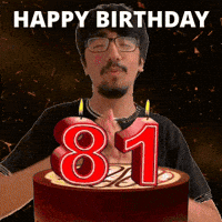 Happy 81St Birthday GIF