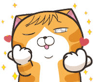 Cat Love Sticker by MochiDad