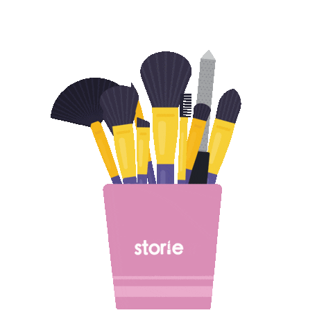Make Up Brush Sticker by Storie Indonesia
