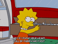 happy lisa simpson GIF