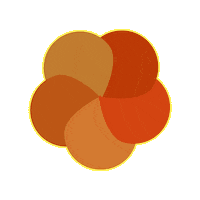 caramel-ty flower floral flora rotating Sticker