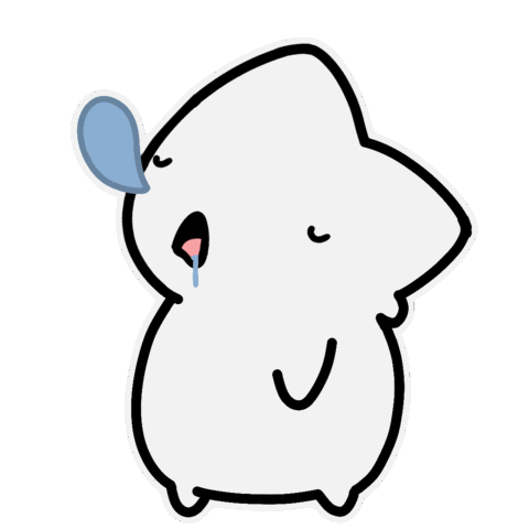 Tired Mood Sticker