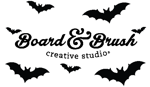 Halloween Diy Sticker by Board & Brush Creative Studio