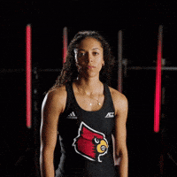 Track Field Go Cards GIF by Louisville Cardinals