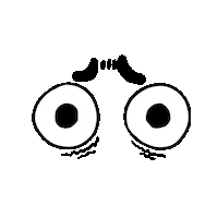 Sad Eyes Sticker by Petit Pied