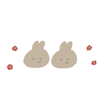 Rabbit あけましておめでとう Sticker