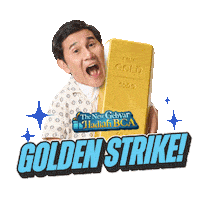 Happy Gold Sticker by VIRA BCA