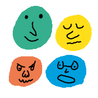 Happy People Sticker by Tim Colmant