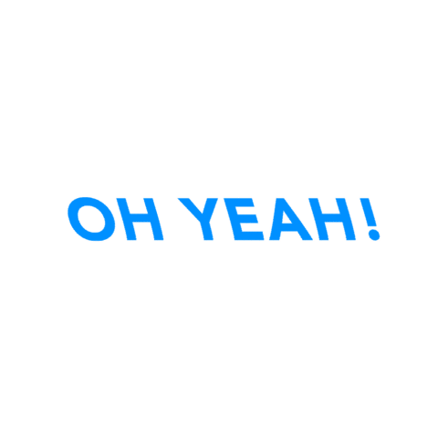 Oh Yeah Yes Sticker by OTBP