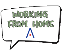 Work From Home Sticker by Action Digital