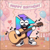 Happy Birthday Gif GIF by IDX Solana