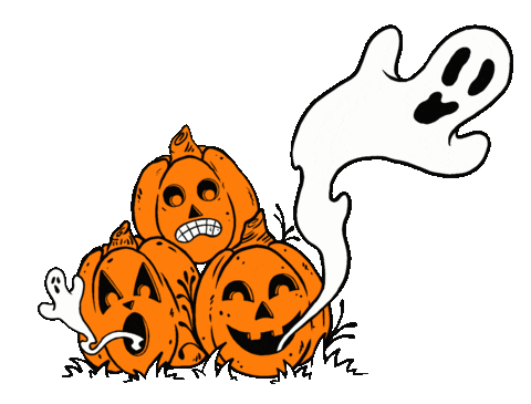Halloween Ghost Sticker by MeaganMeli