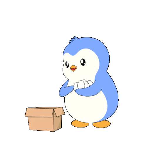 Morning Collect Sticker by Pudgy Penguins