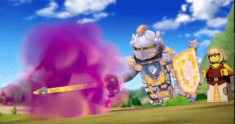 nexo knights champions of chivalry GIF by LEGO