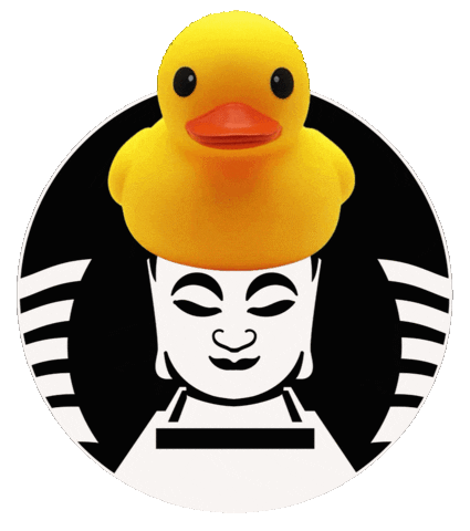 Rubber Duck Sticker by ArtBouquetlv