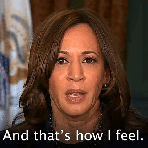 And that's how I feel.