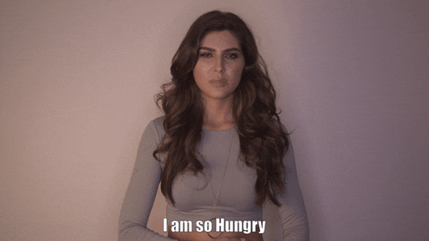 I Am So Hungry GIF by Elnaaz Norouzi