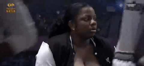 BigBrotherNaija giphyupload tongue out bbnaija teasing GIF