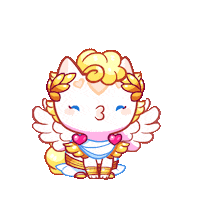 In Love Cat Sticker by Mino Games