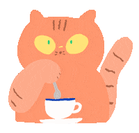 welshcorgicyclingclub cat kitty tea tea time Sticker