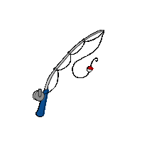 Fishing Rod Sticker by CVS