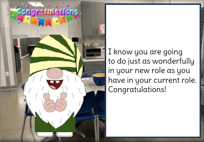 Congratulations Gnome GIF