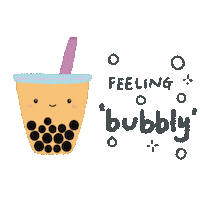 Feeling Bubble Tea Sticker